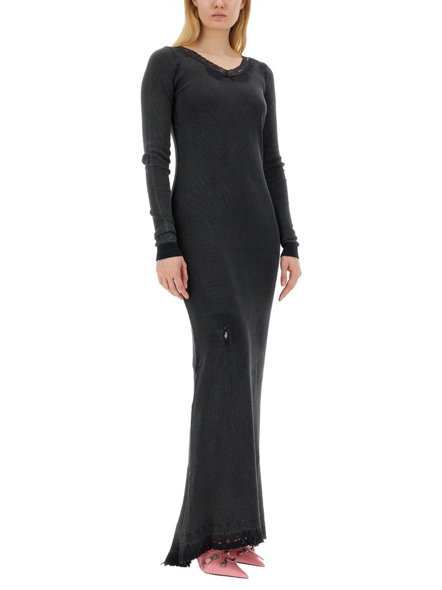 BALENCIAGA Elegant Long Dress Size S