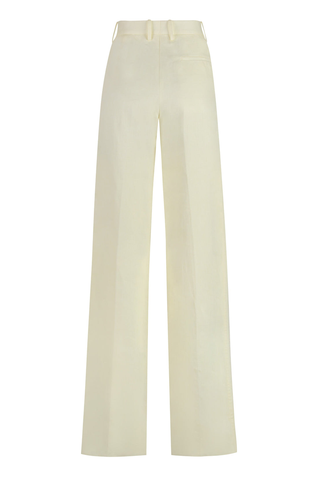 BOTTEGA VENETA Cream Linen Pant for Women - SS24 Collection