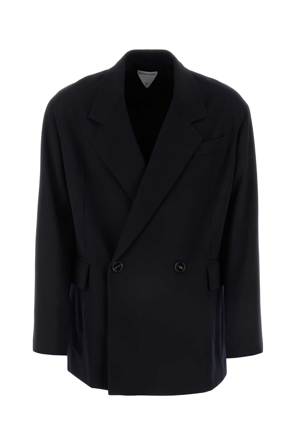 BOTTEGA VENETA Midnight Wool Blazer - New Fit with Pocket