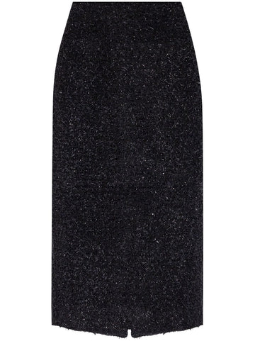 BALENCIAGA Chic Tweed Midi Skirt for Women - SS25 Collection