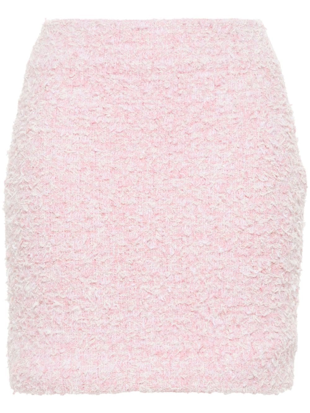 BALENCIAGA Chic Tweed Mini Skirt