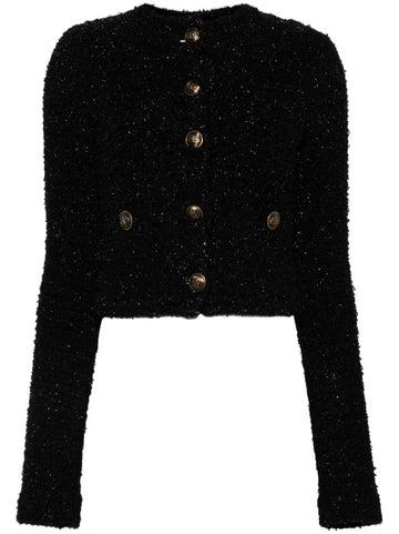 BALENCIAGA Cropped Bouclé Jacket