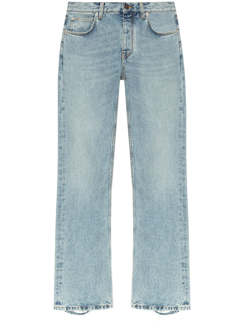 BALENCIAGA Low-Waist Classic Denim Jeans for Women - Long Length