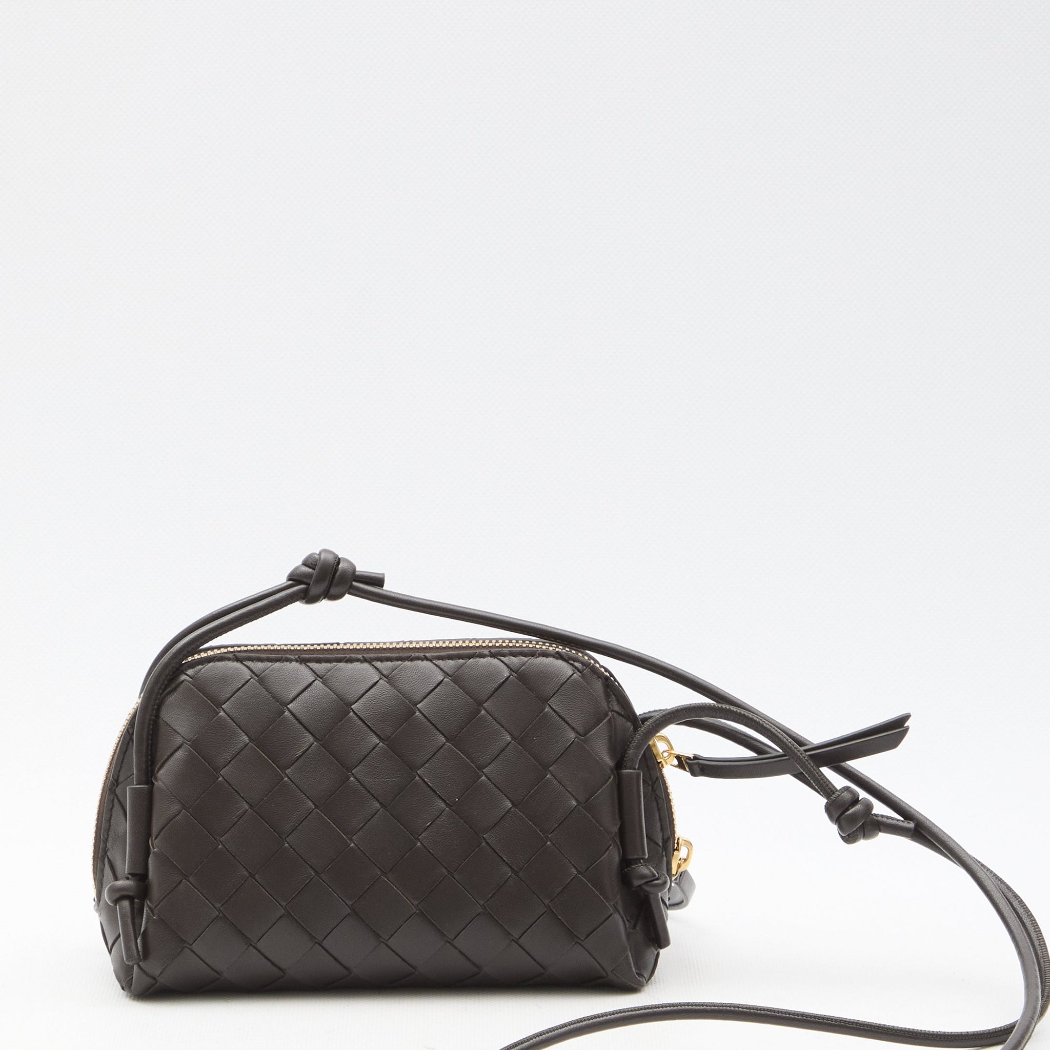 BOTTEGA VENETA Intrecciato Concert Mini Handbag 18x11x8cm