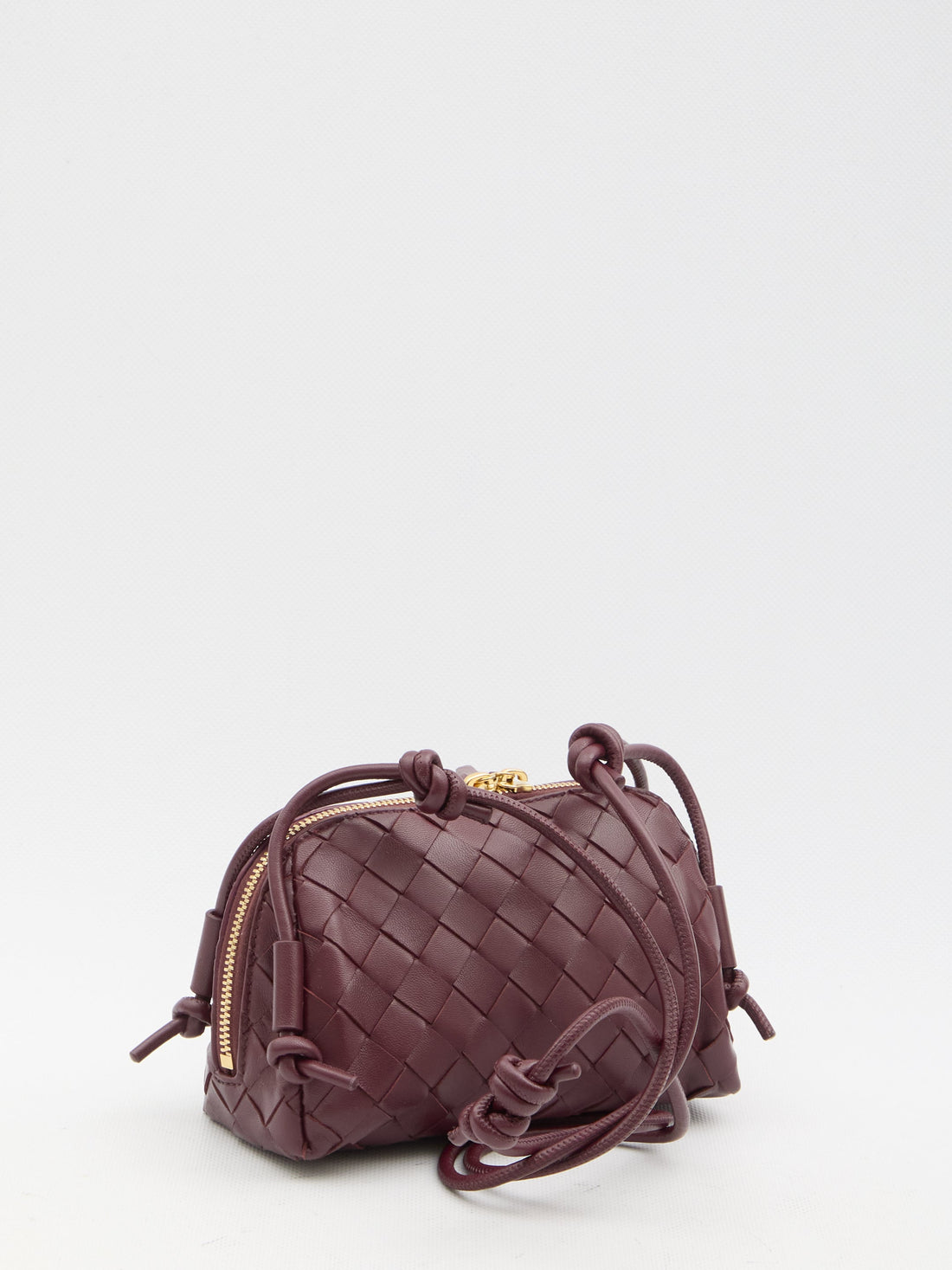 BOTTEGA VENETA Mini Intrecciato Concert Handbag (18x11x8cm)