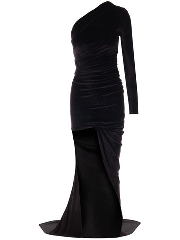 BALENCIAGA Velvet Long Dress for Women - SS25
