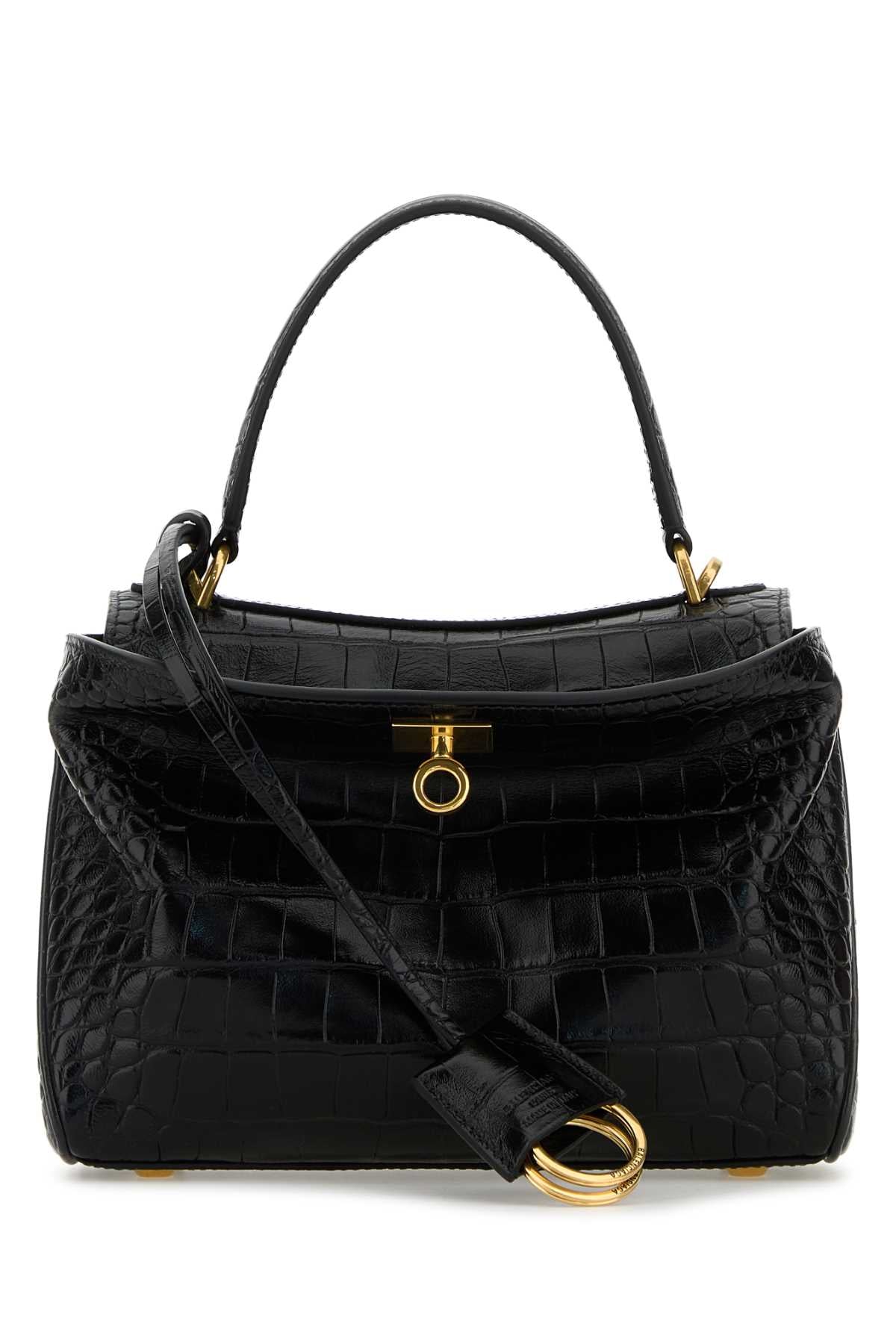 BALENCIAGA Mini Leather Rodeo Handbag