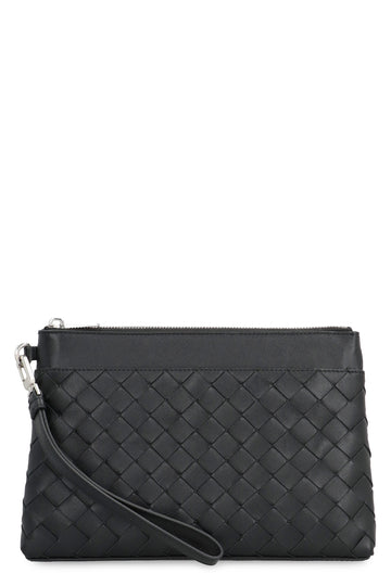 BOTTEGA VENETA Intrecciato Prism Mini Pouch Handbag