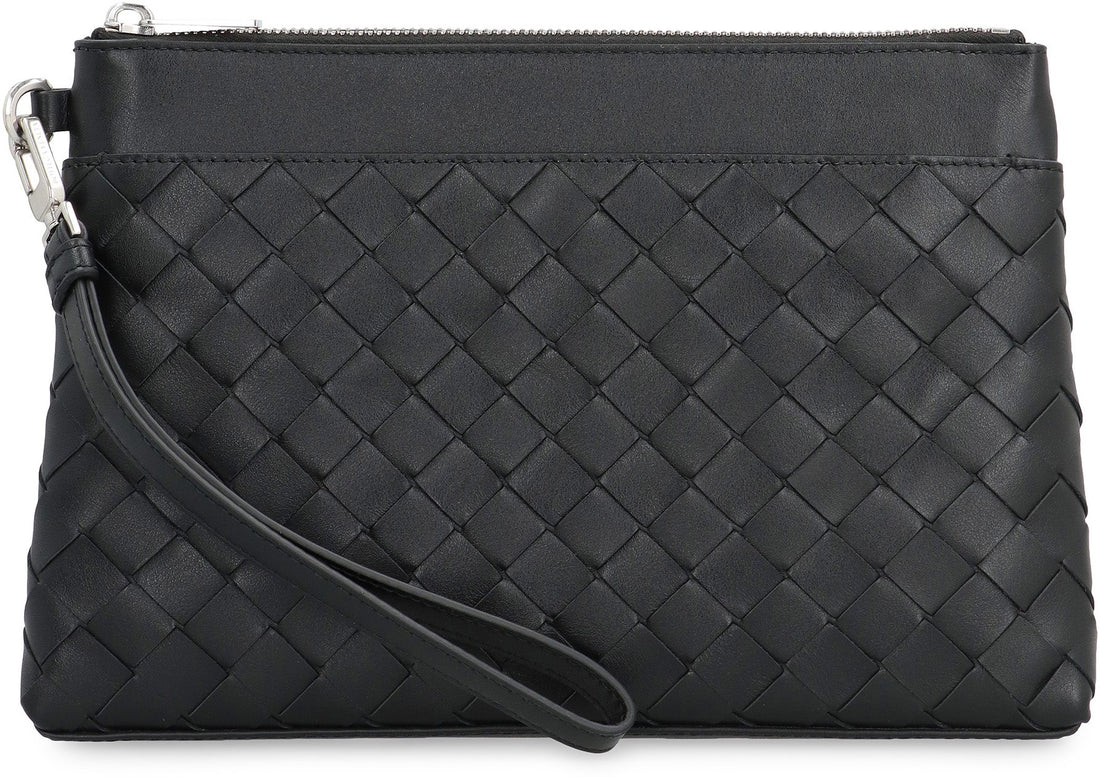 BOTTEGA VENETA Intrecciato Prism Mini Pouch Handbag