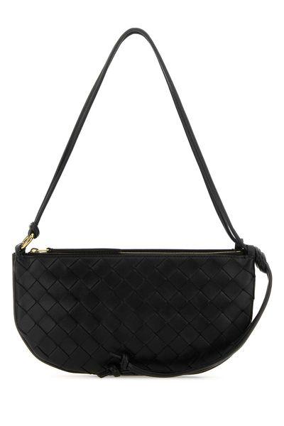 BOTTEGA VENETA Mini Intrecciato Leather Handbag with Detachable Pouch