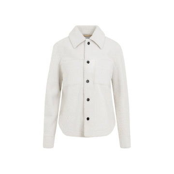 BOTTEGA VENETA Oversize Shearling Shirt for Women