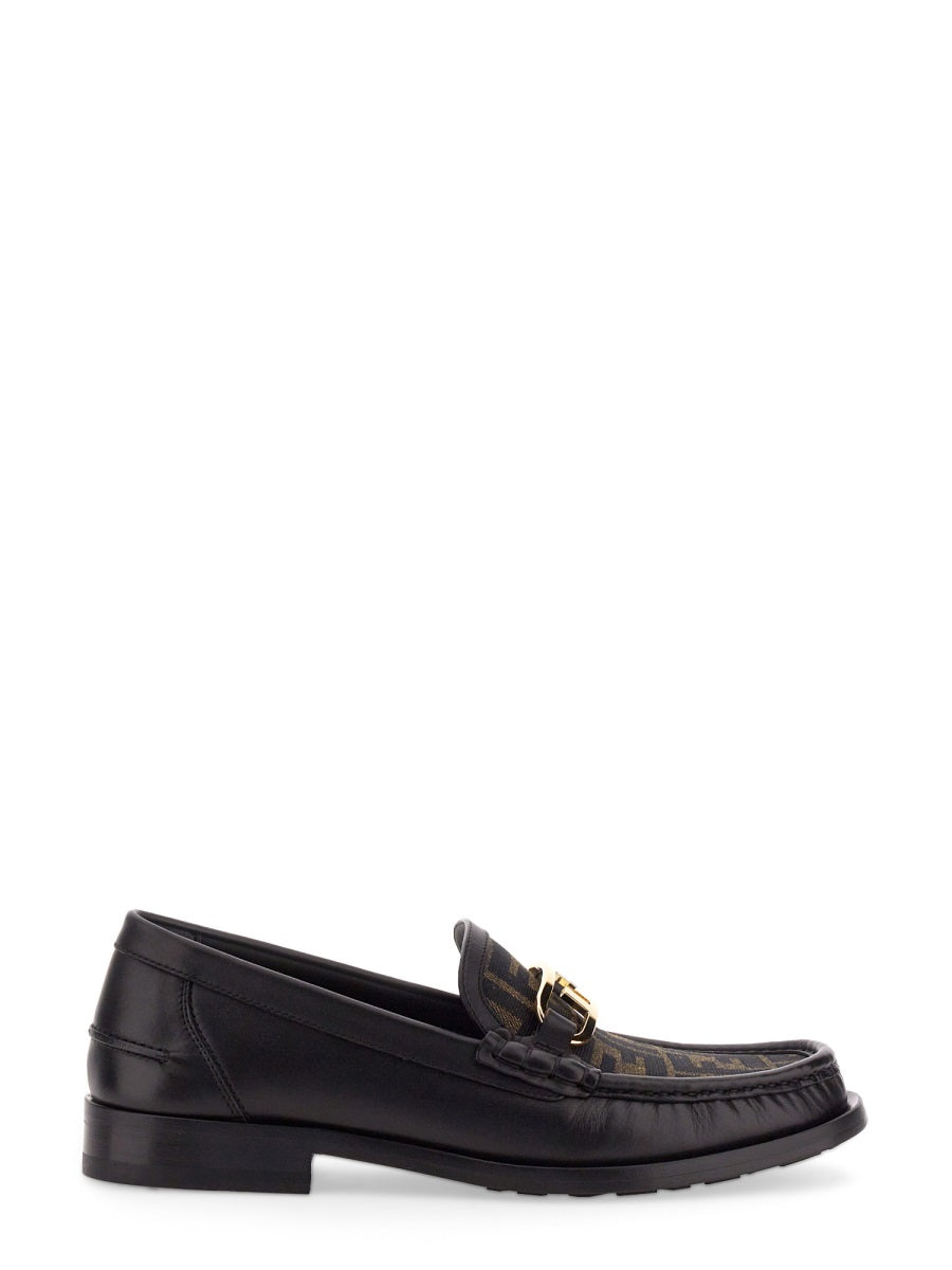 FENDI Moccasin Olock Sneakers with 2.5 CM Sole for Men
