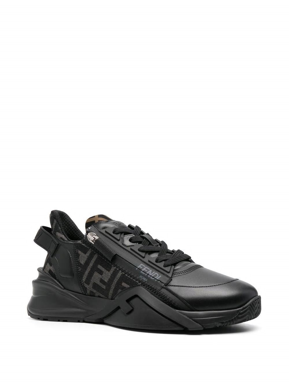FENDI Leather Slip-On Trainer Sneakers for Men