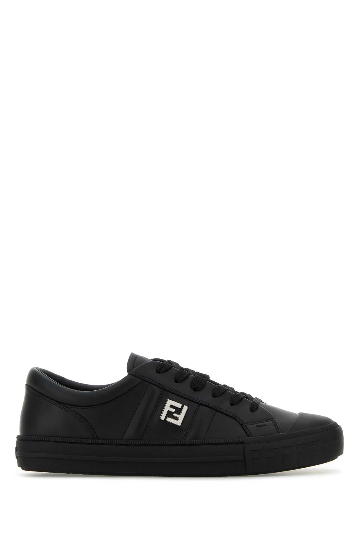 FENDI Men's Domino Vitello Leather Sneakers