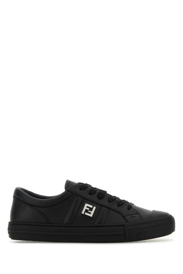 FENDI Men's Domino Vitello Leather Sneakers