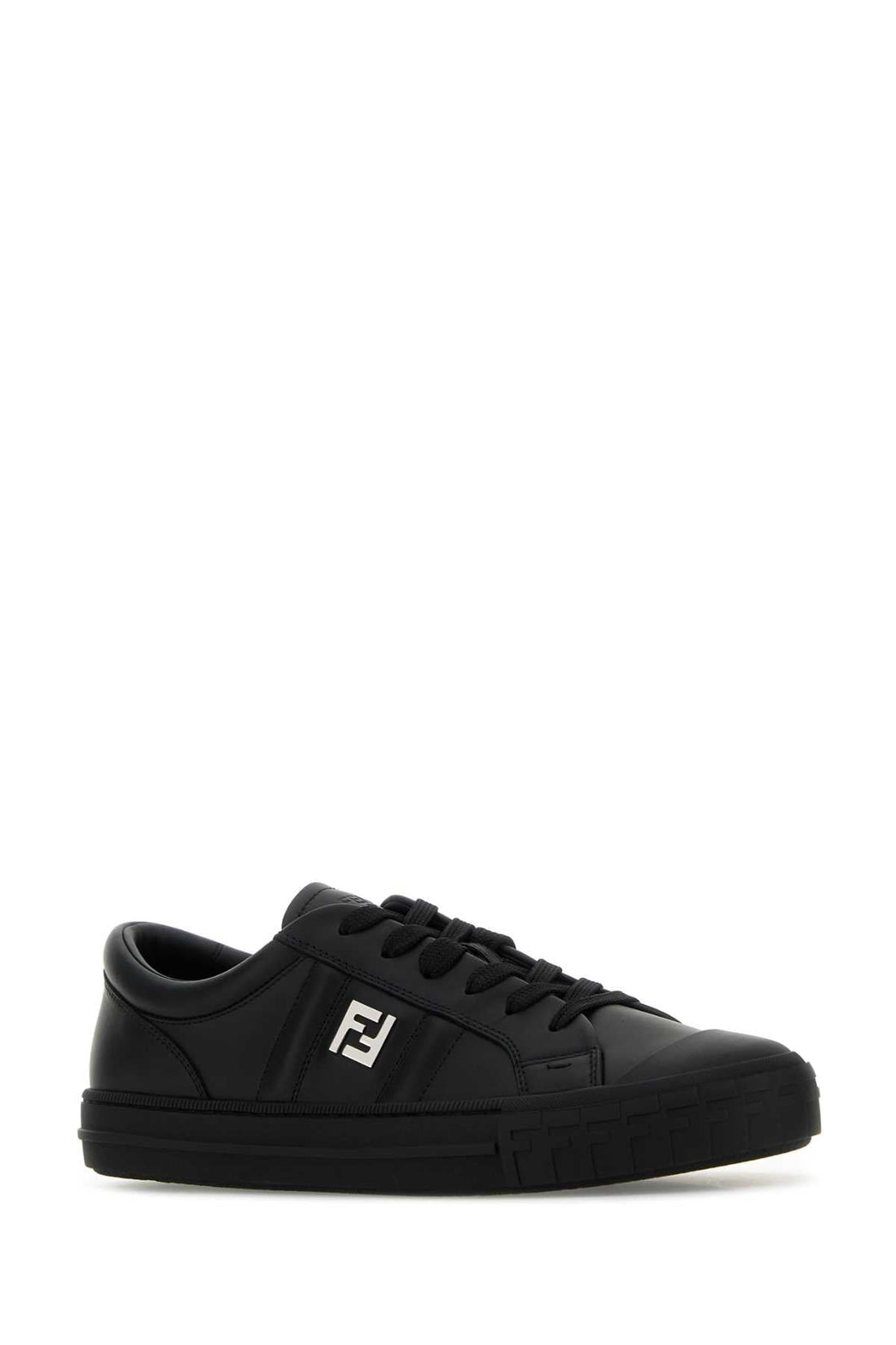 FENDI Men's Domino Vitello Leather Sneakers