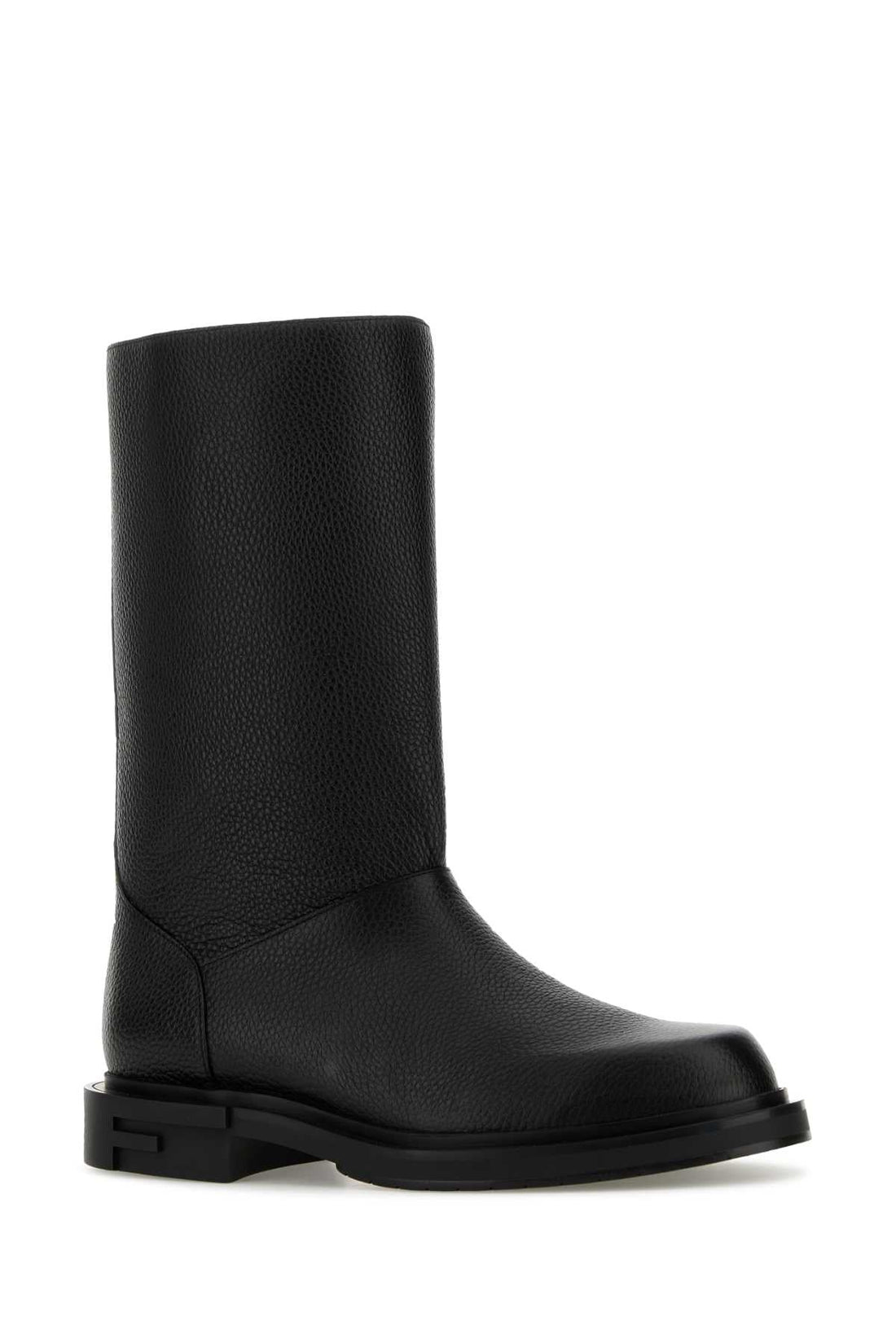 FENDI Leather Frame Boots for Men - SS25 Collection