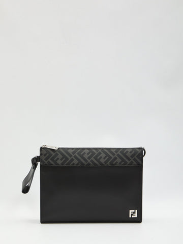 FENDI Squared FF Mini Clutch - 27 x 20 x 6 cm