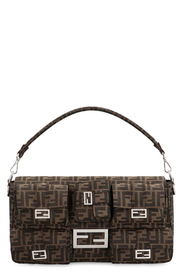 FENDI Maxi Multipocket Baguette Tote Handbag
