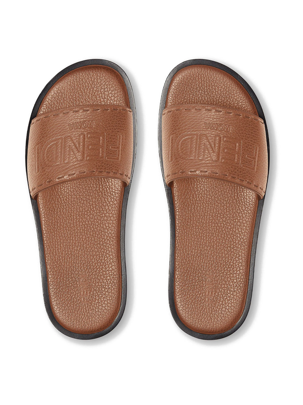 FENDI Leather Slippers for Men