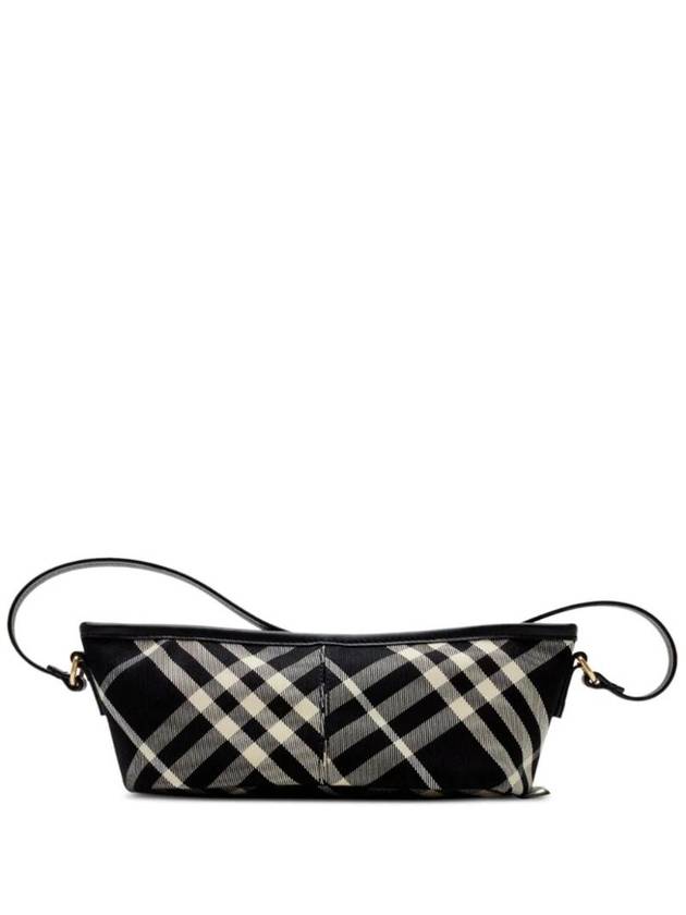 Burberry Check Mini Shoulder Bag Black