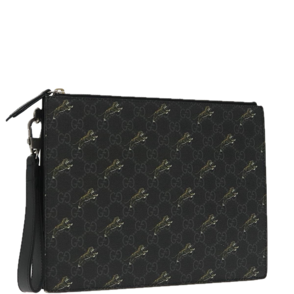 Gucci Gg Supreme  Canvas Clutch Bag