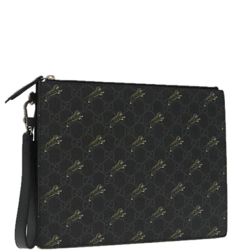 Gucci Gg Supreme  Canvas Clutch Bag