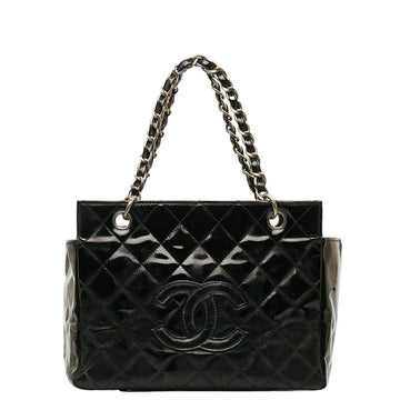 Chanel Matrases Cocomark Chain houlder Bag Black Silver Emmeline  Chanel