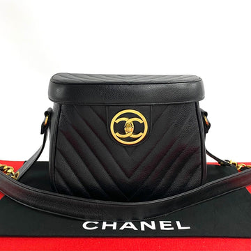Chanel Coco Mark Mat Caviar Skin Mini Shoulder Bag