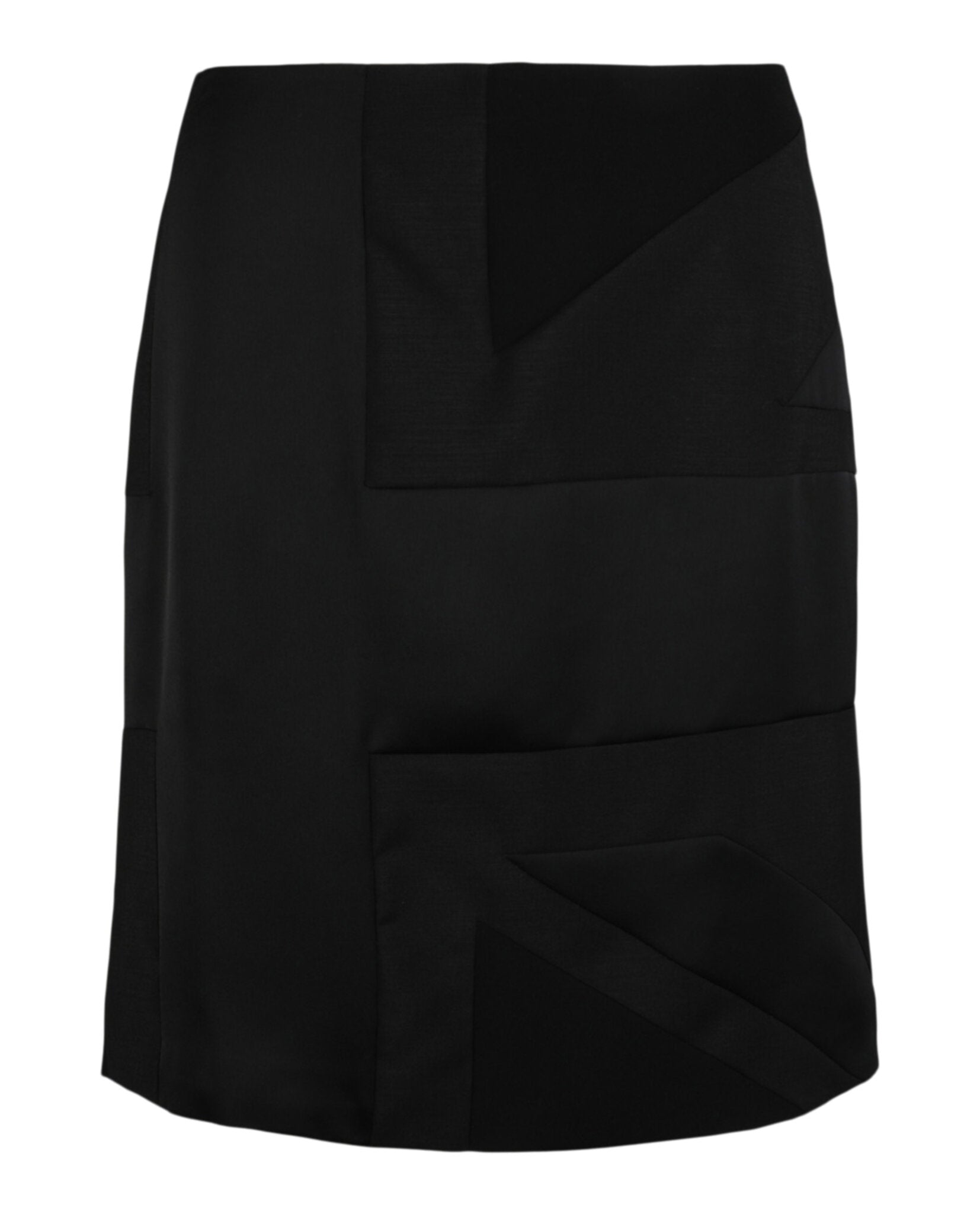 Burberry Womens Intarsia Draped Skirt