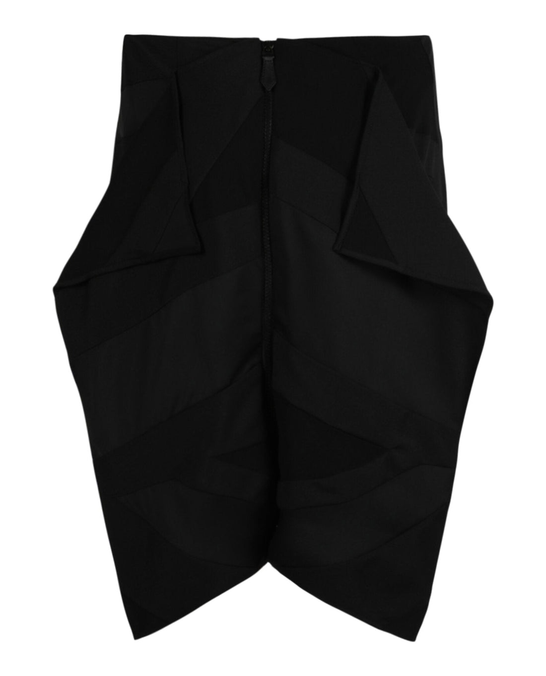 Burberry Womens Intarsia Draped Skirt