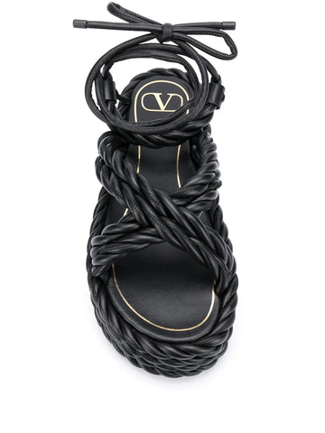 Valentino Garavani Rope Wedge Sandals