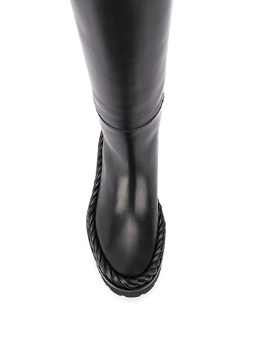 Valentino Garavani Rope Detail Knee-Length Boots