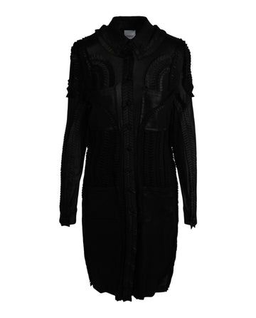 Burberry Womens Pleated Stretch-Jersey Shirt Dress