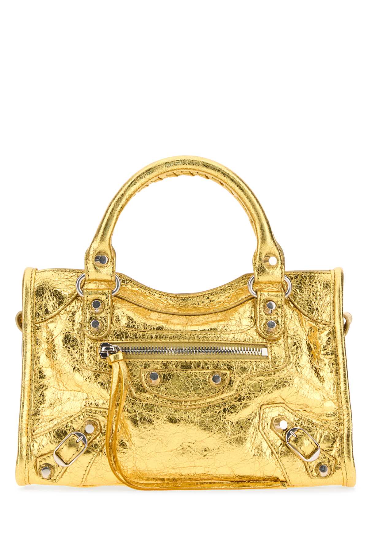 BALENCIAGA Mini Leather City Handbag