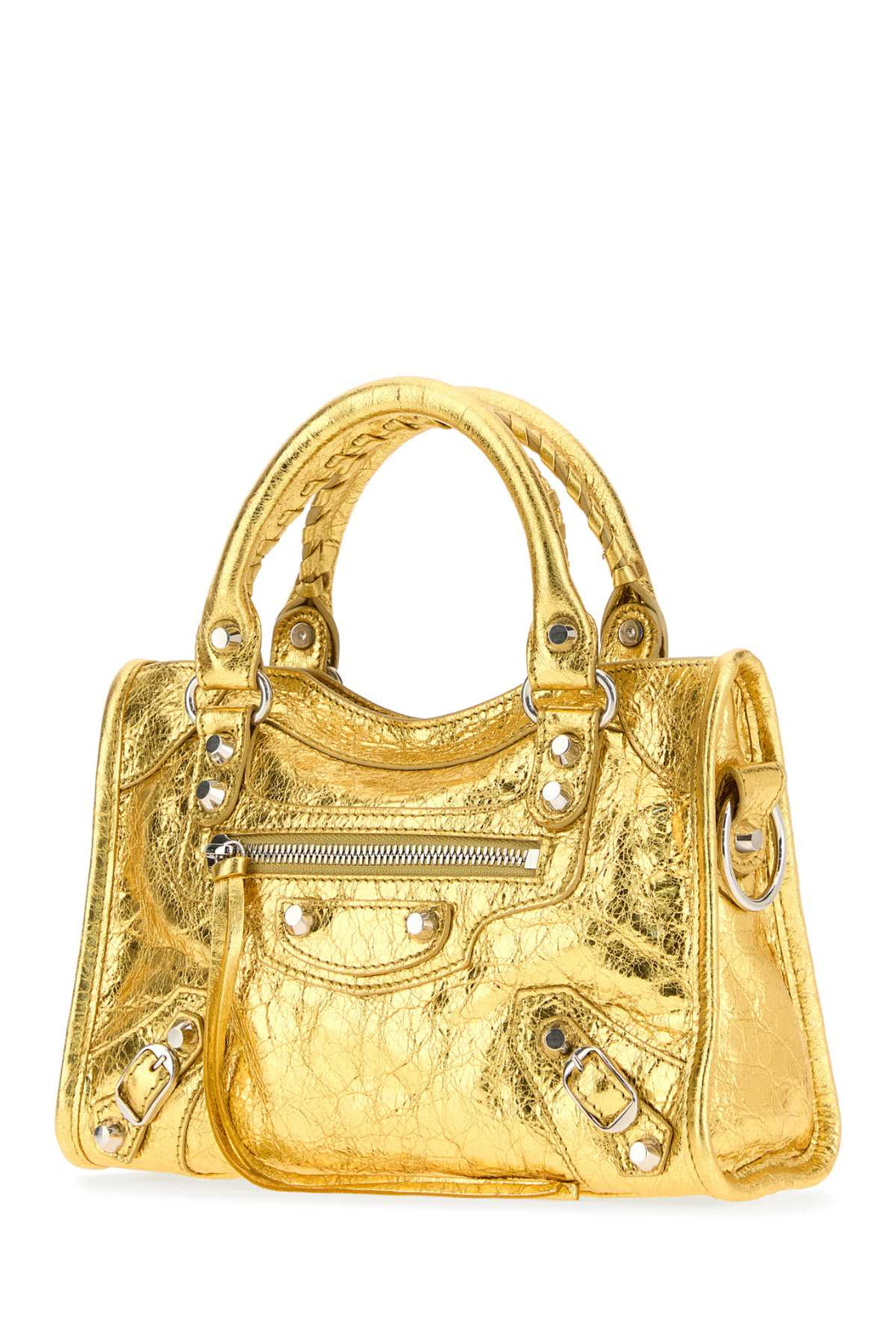 BALENCIAGA Mini Leather City Handbag