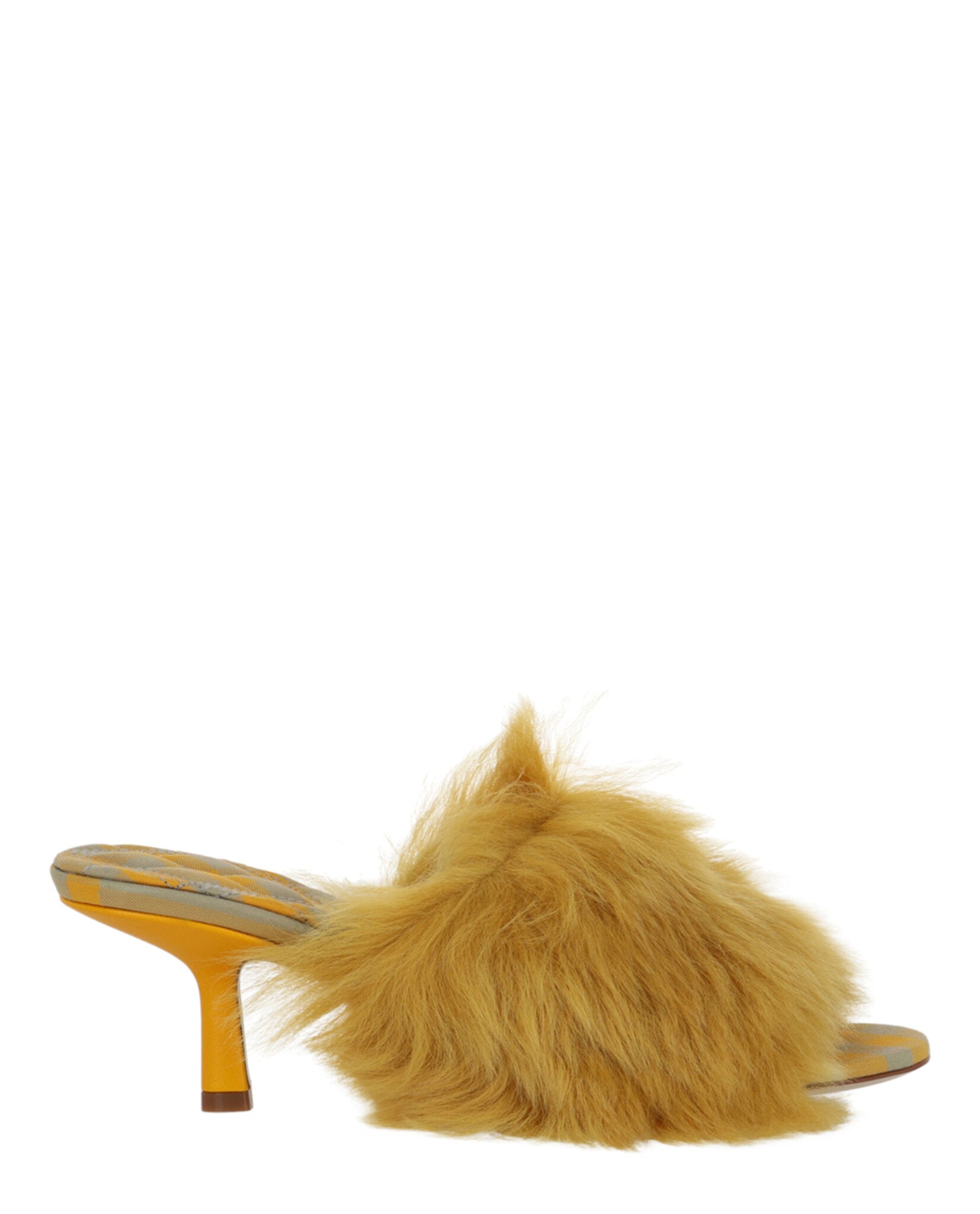 Burberry Womens Jackie Shearling Mules