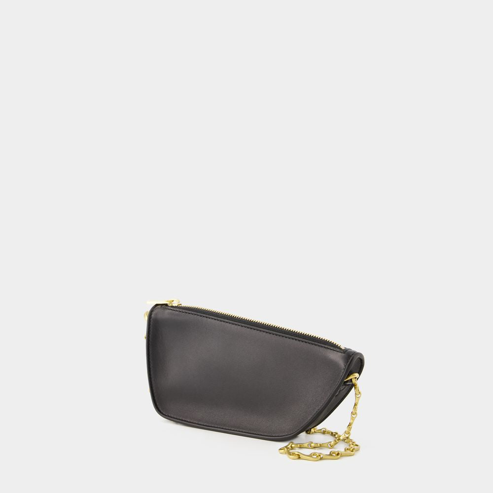 BURBERRY Women's Mini Shield Wallet on Chain