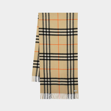 BURBERRY Giant Check Scarf - Unisex