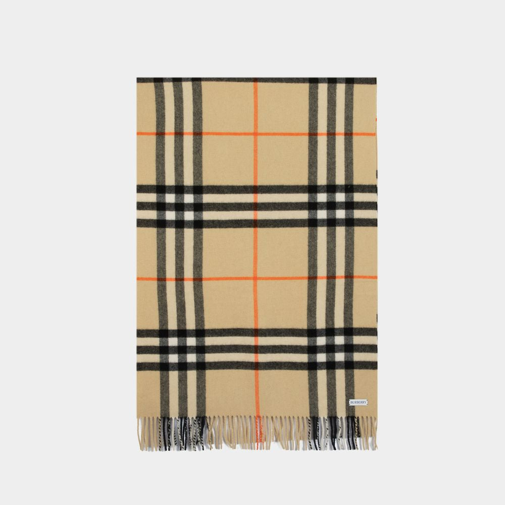 BURBERRY Giant Check Scarf - Unisex
