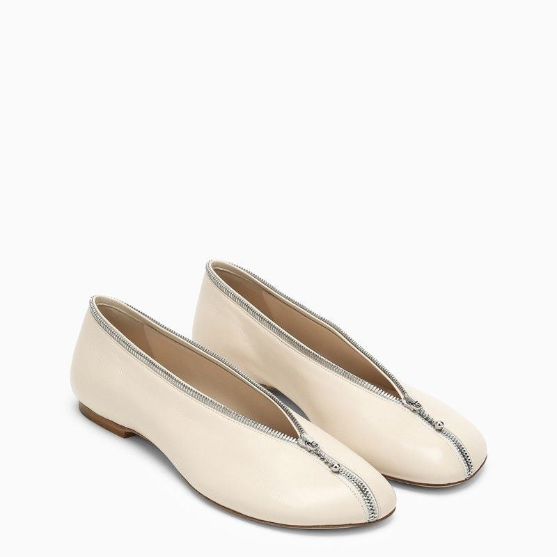 BURBERRY Ballerina Zip Flats for Women