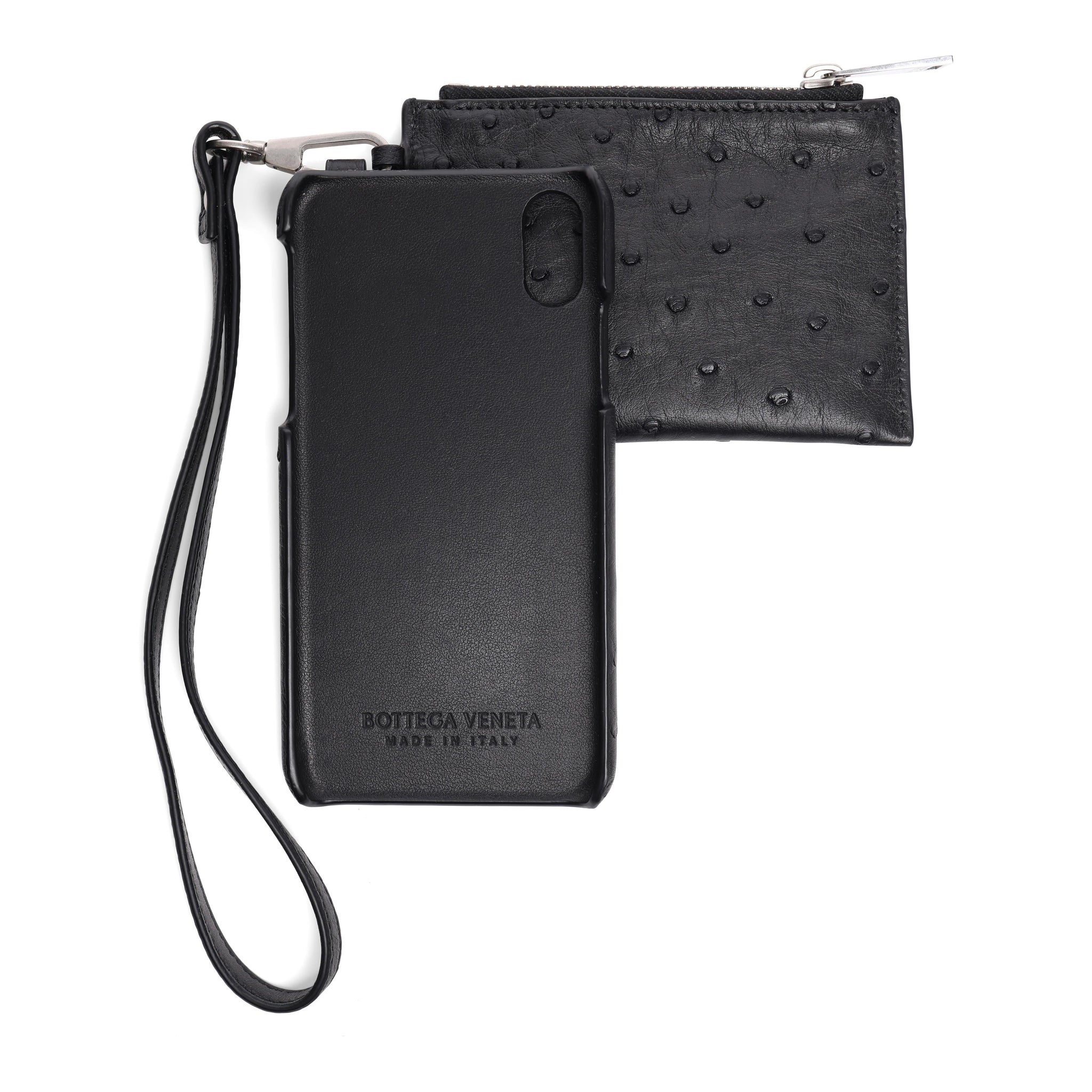 Bottega Veneta Leather iPhone Case and Wallet Wristlet
