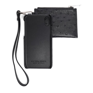 Bottega Veneta Leather iPhone Case and Wallet Wristlet