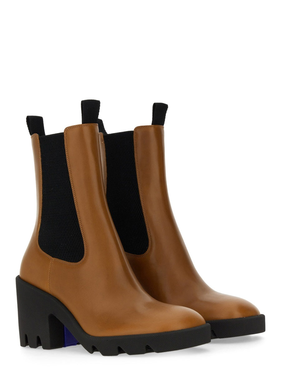 BURBERRY Leather Boot - Women's Carryover Collection