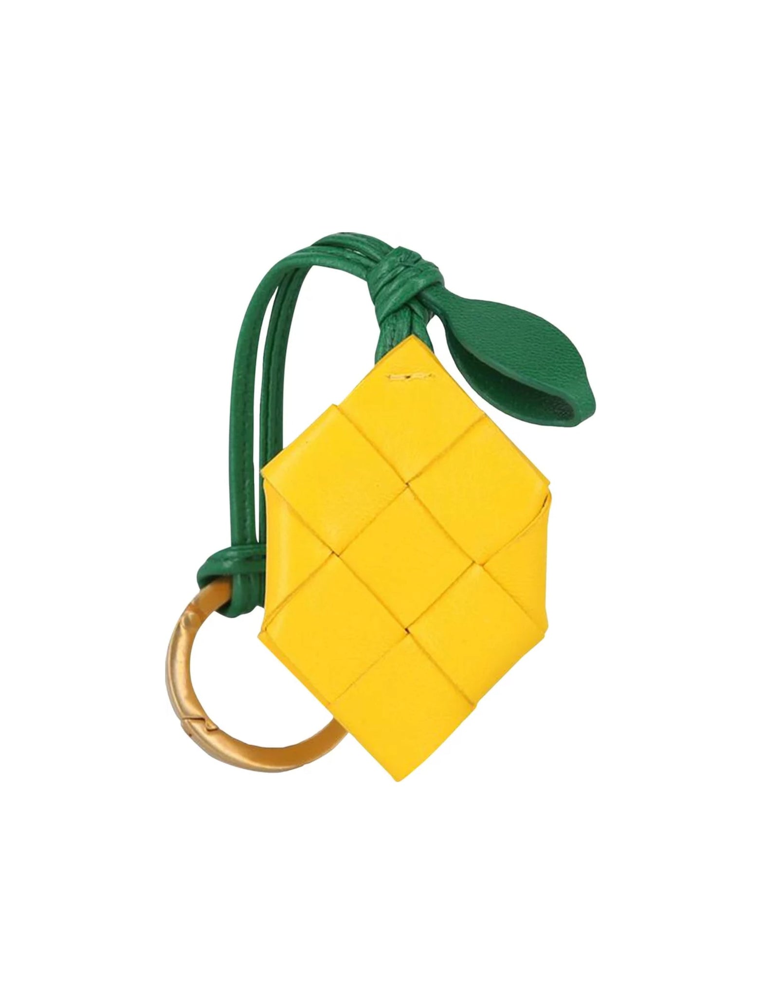 Bottega Veneta Lemon Leather Keyring