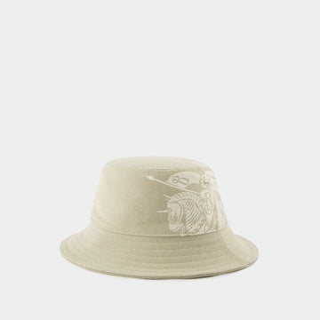 BURBERRY Twill Bucket Hat - Unisex