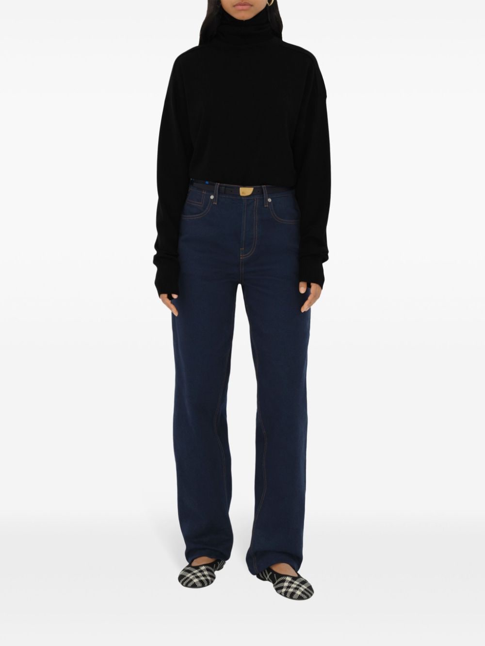 BURBERRY Knit Baby Ballerinas - FW24 Collection