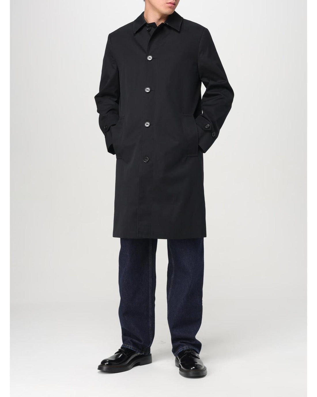 Burberry Classic Trench Coat Men Black