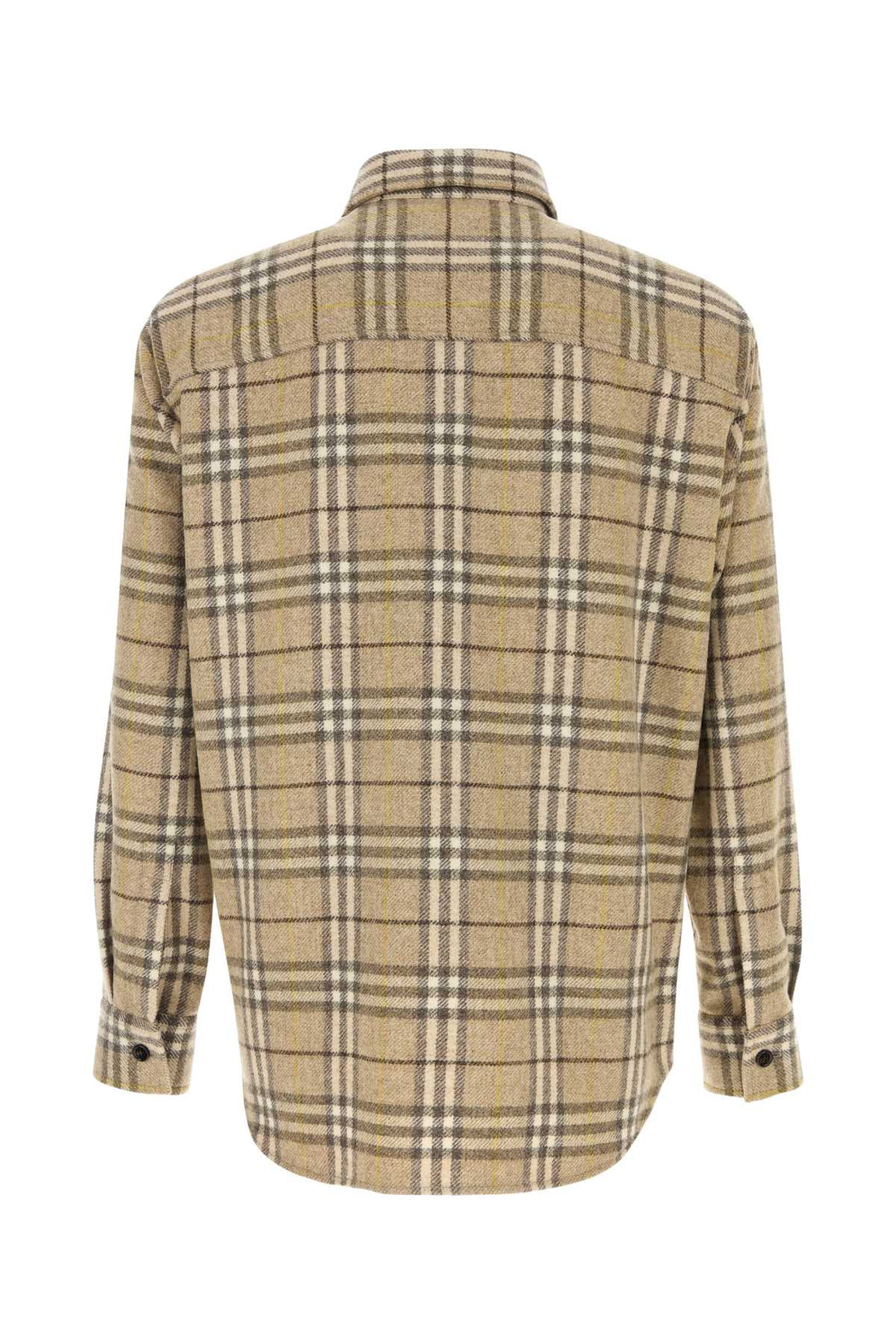 BURBERRY Mini Embroidered Flannel Shirt for Men