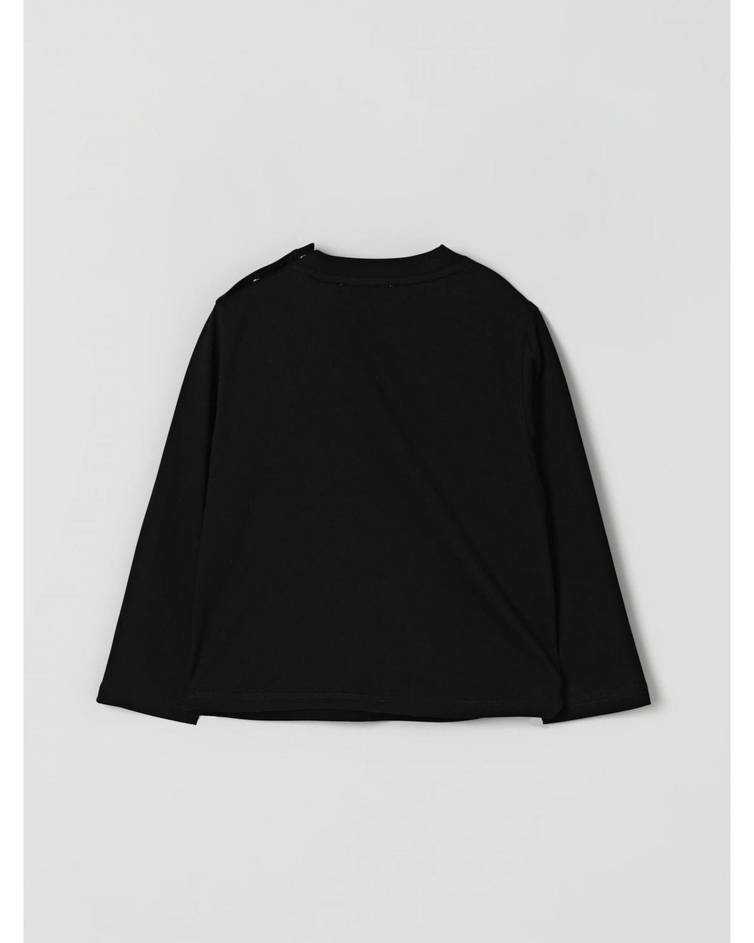 Burberry Logo Patch Long Sleeve TShirt Kids Black T-Shirts